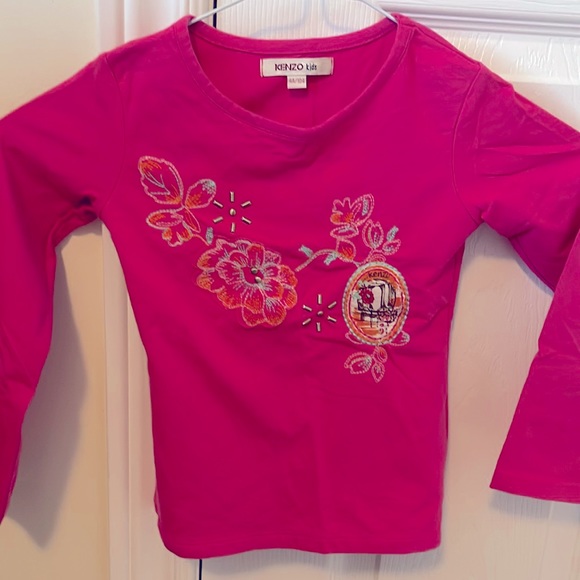 Kenzo Girls Pink Top - Picture 1 of 4